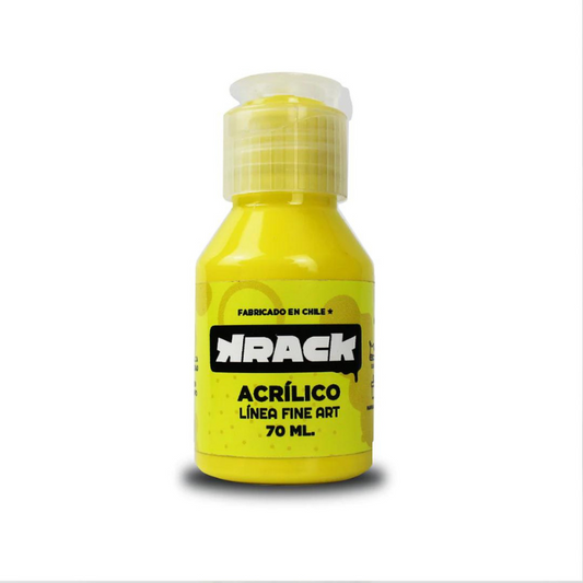 Pintura Acrílica Krack Amarillo Lingote 70ml