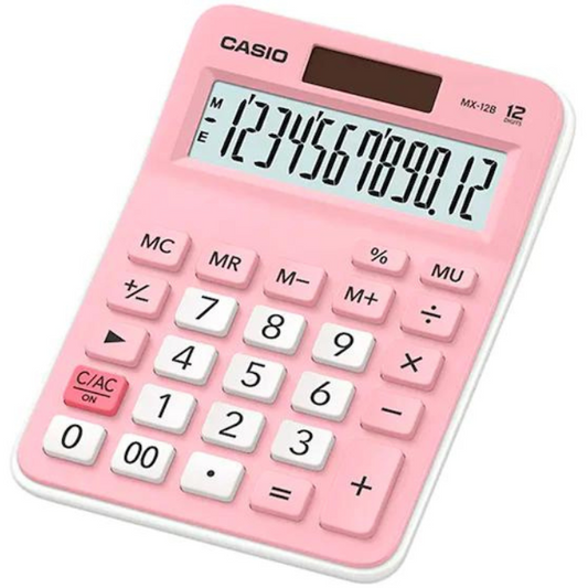 Calculadora Casio Básica MX-12B Colores