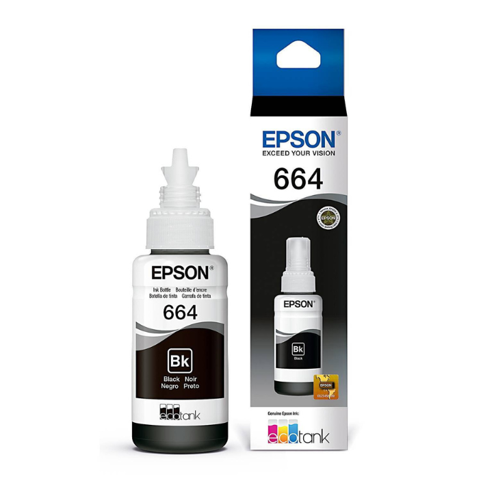 Botella de Tinta Epson 664 Negra