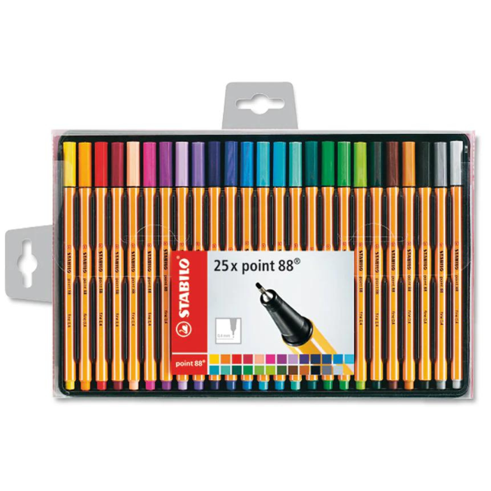 Set Stabilo Point 88 25 Colores