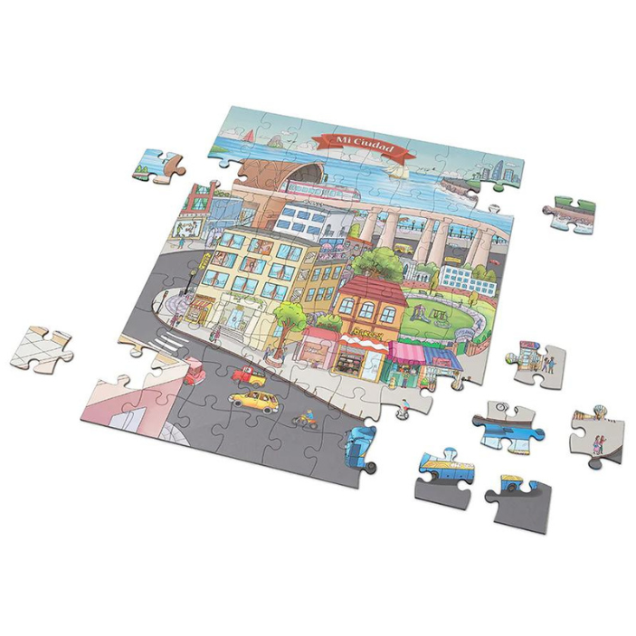 Puzzle Cuento Mi Ciudad (100 Piezas)