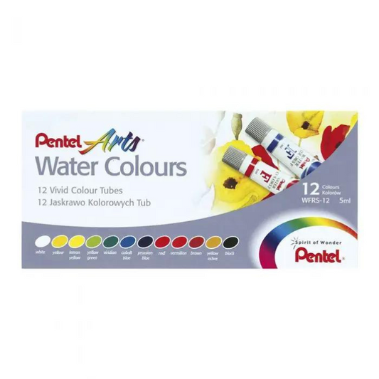 Set Acuarela 12 Colores Pentel