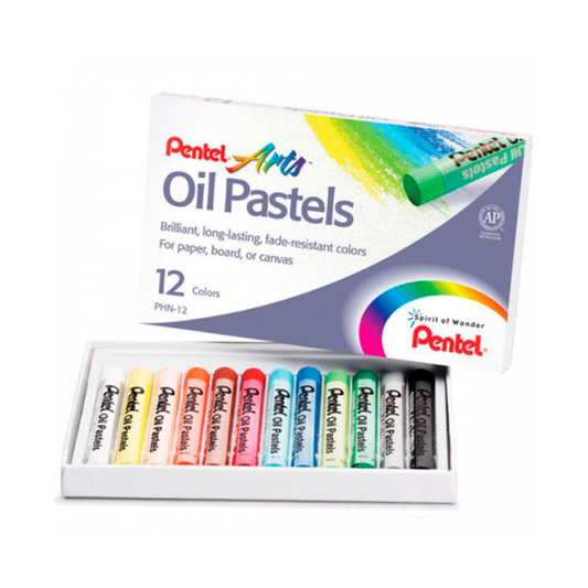 Set Pasteles 12 Colores Pentel