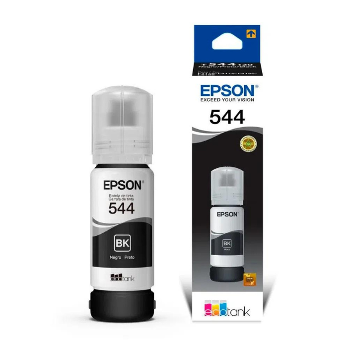 Botella de Tinta Epson T544 Negra