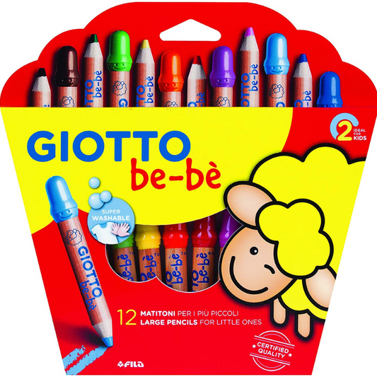 Set 12 Lápices De Colores Giotto Bebé